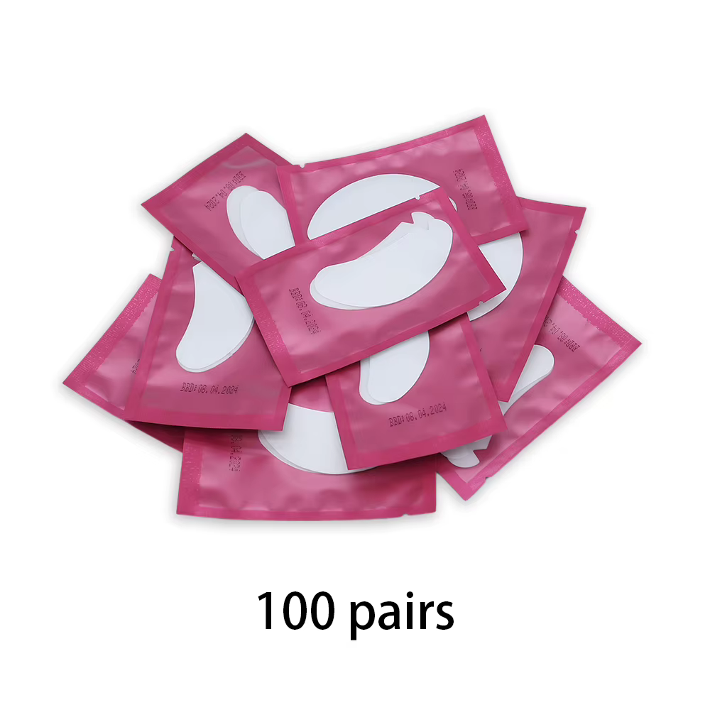 OWOSC 100 pièces patchs de cils en forme de V patchs pour les yeux en Gel Hydrogel vente en gros Ext