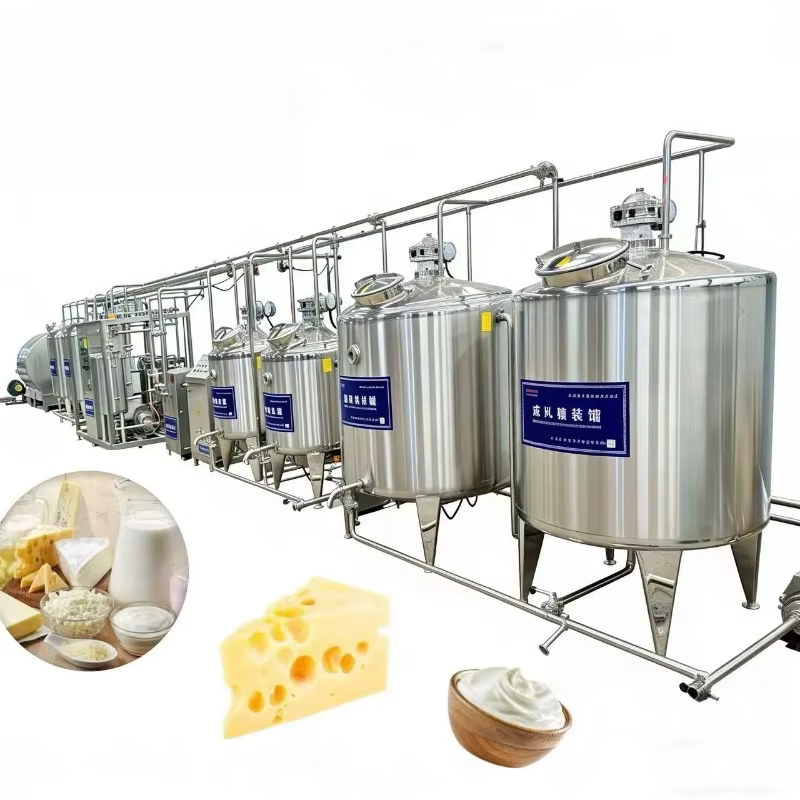 Ligne de production de yaourt à petite échelle de 100 L avec traitement du lait de chèvre grec