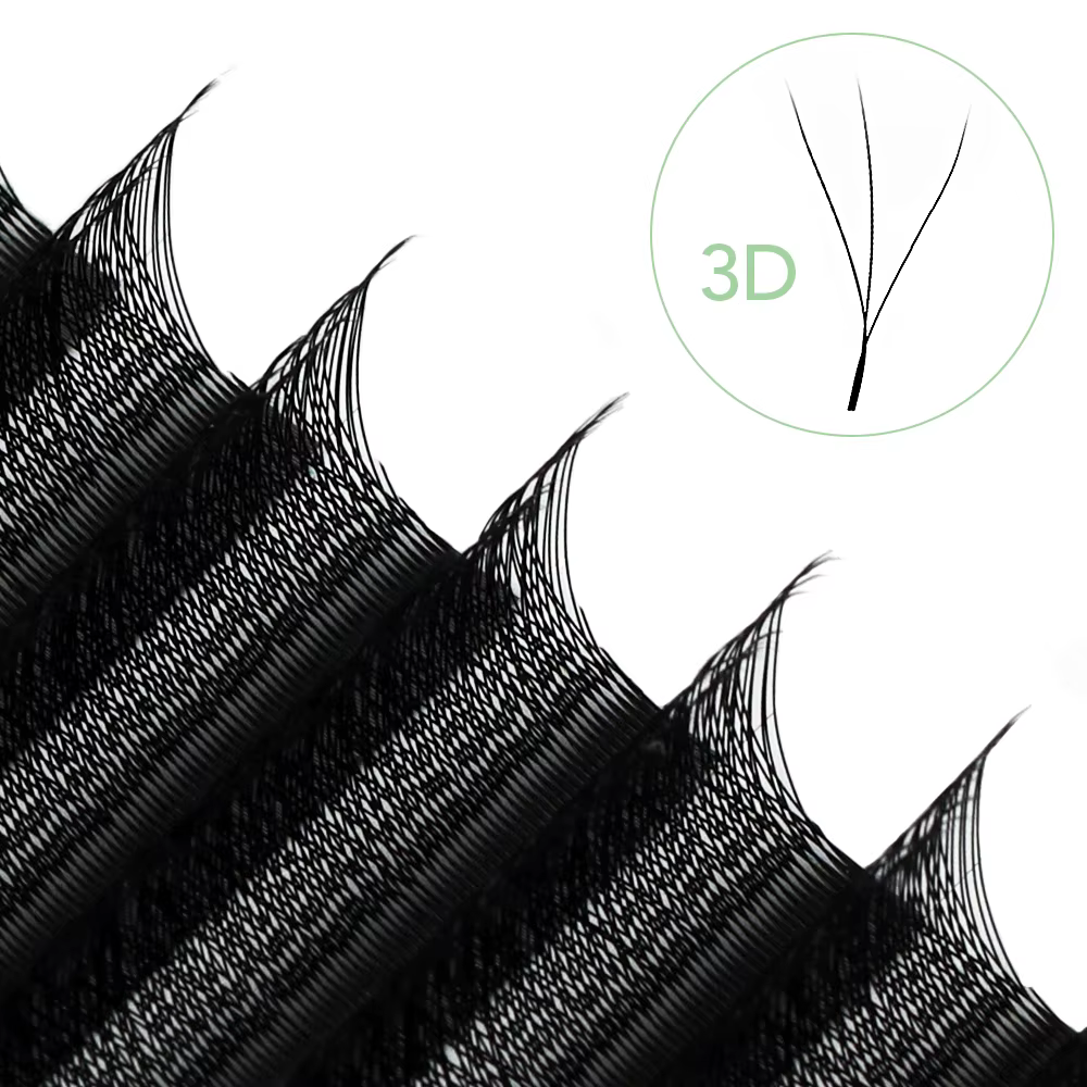 NATUHANA Extensions de cils en forme de W 4D 5D Volume ventilateurs de Volume préfabriqués cils en f