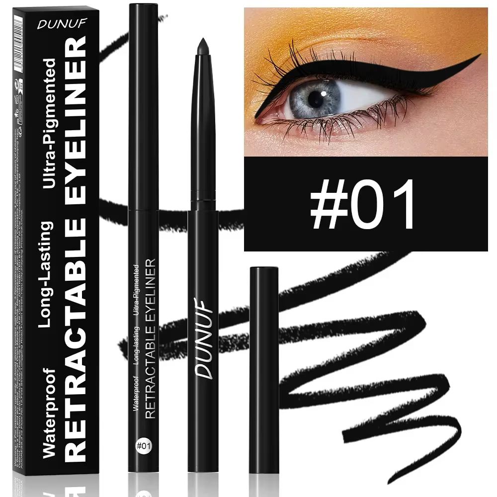 Eyeliner liquide imperméable à séchage rapide, stylo Gel, Pigment coloré, crayon lisse longue durée,
