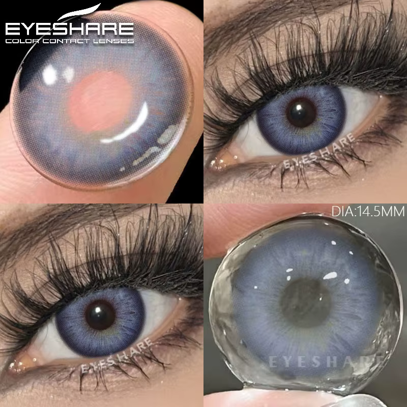 EYESHARE 1 paire de lentilles de contact colorées pour les yeux, lentilles de couleur naturelle, len