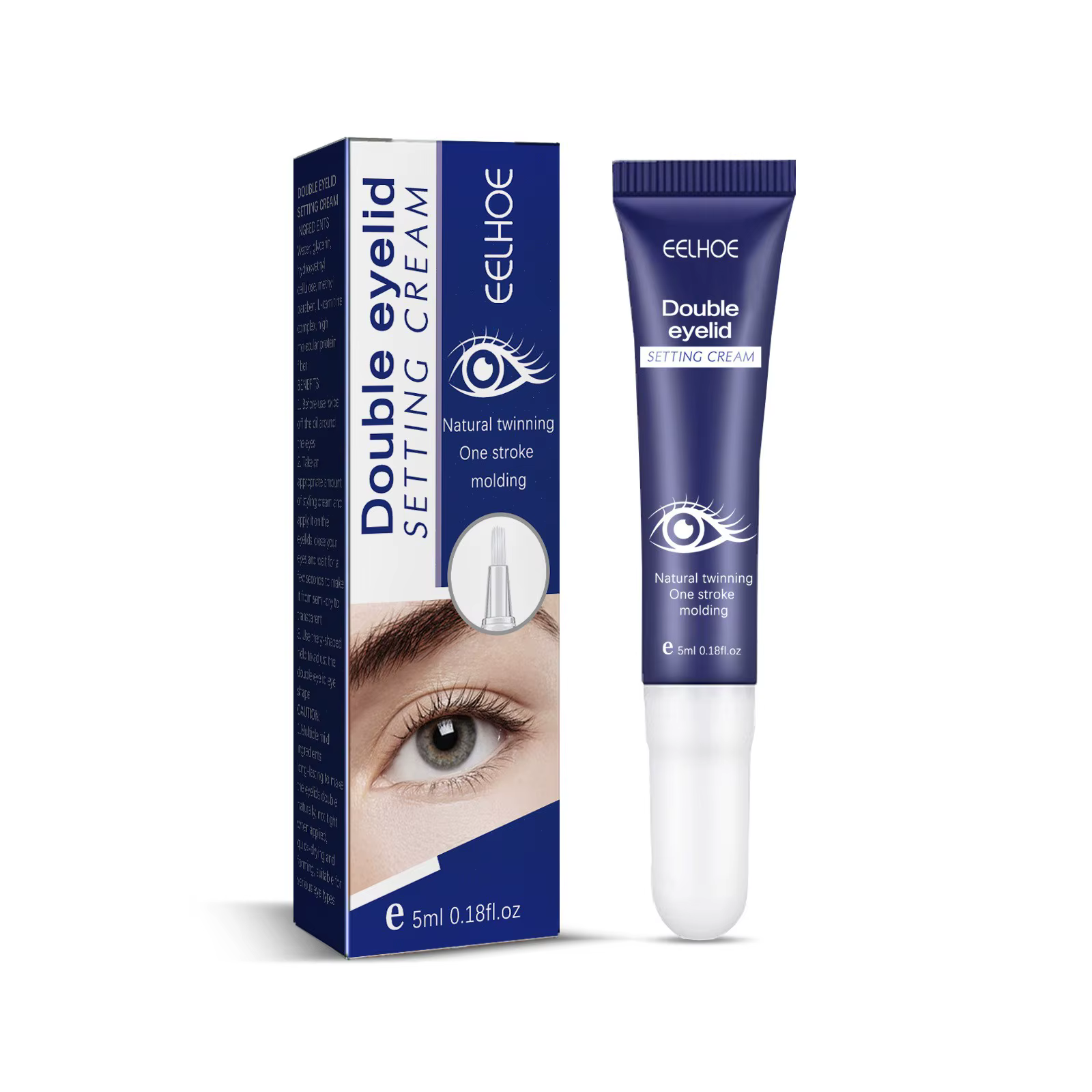 Crème invisible pour le modelage des paupières, naturelle, sans trace, longue durée, effet lifting, 
