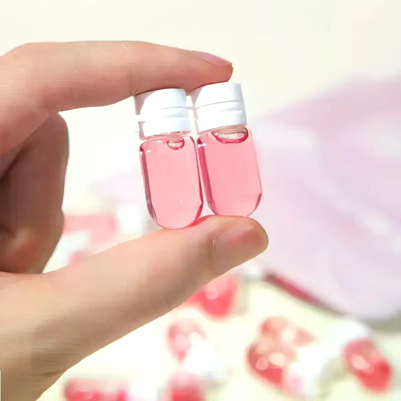 10 flacons transparents de 2 ml, prêts pour le voyage, étanches, pour démaquillant, pratiques pour l