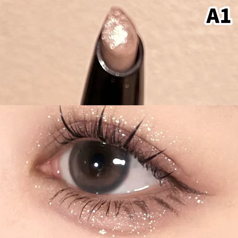 HERORANGE nacré fard à paupières bâton crayon paillettes fard à paupières maquillage imperméable mir