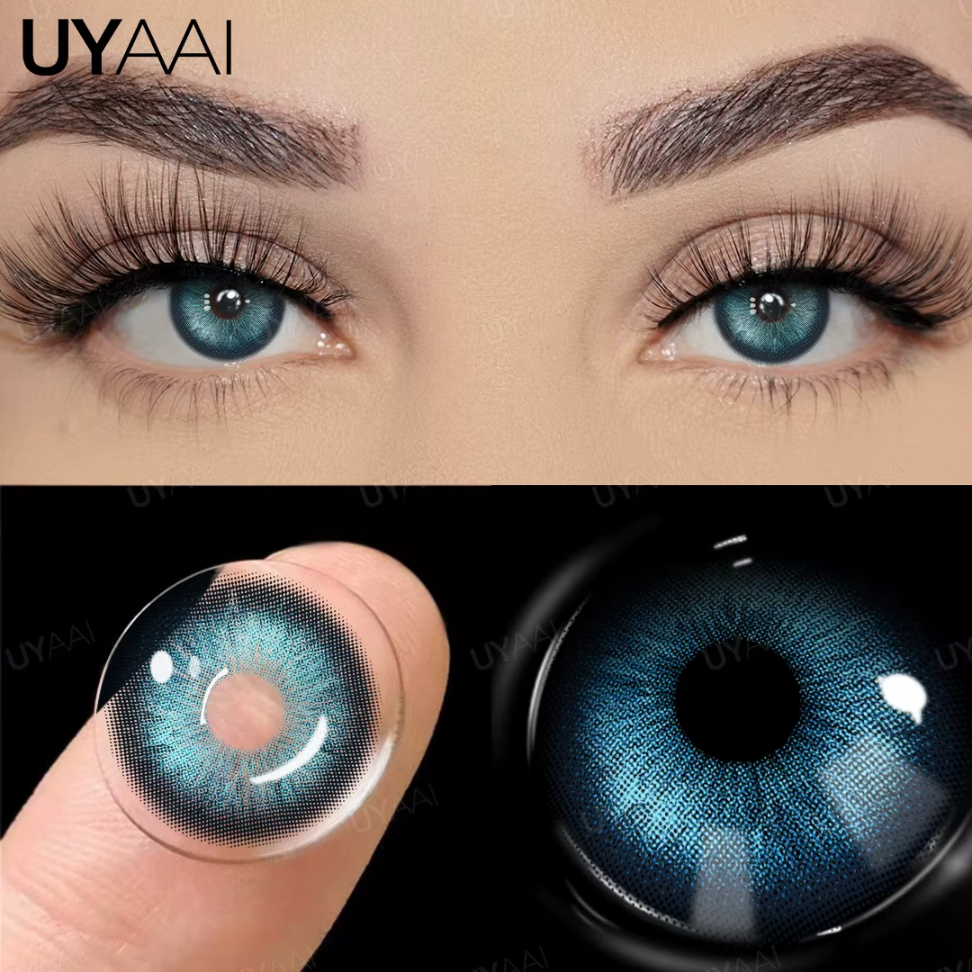 UYAAI nouvelles lentilles de Contact de couleur pour les yeux lentilles de beauté vertes 1 paire len