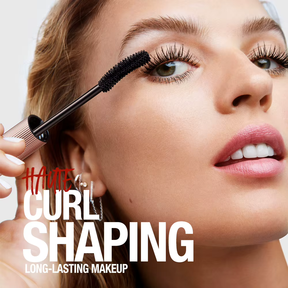 O.TWO.O Mascara 4D noir waterproof, extra volume, longue durée, allongement des cils, sans bavures