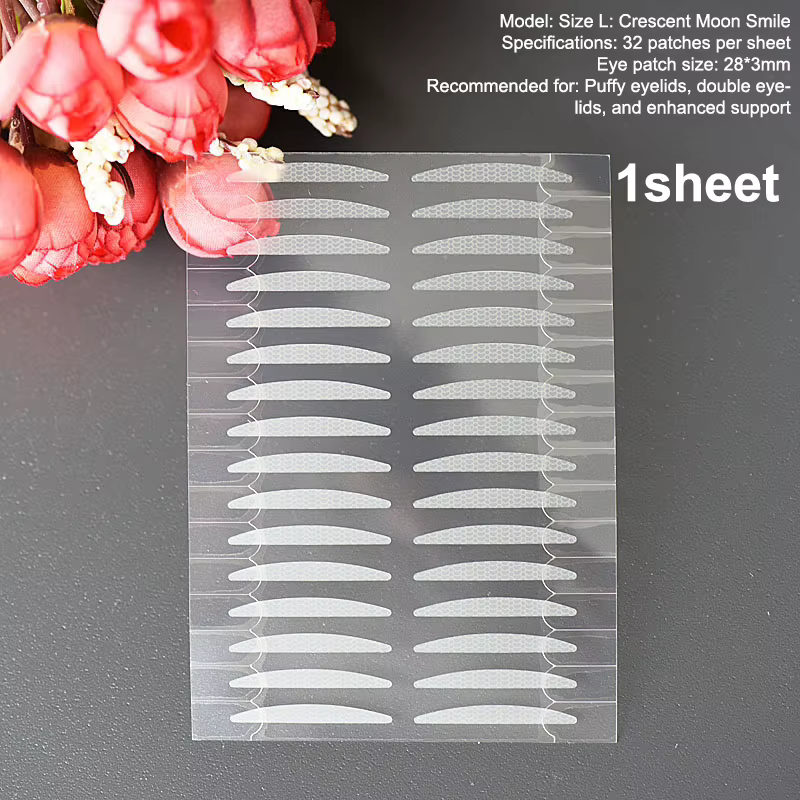 32 pièces/feuille Double bande de paupière Ultra rester beaux yeux Invisible imperméable yeux grands