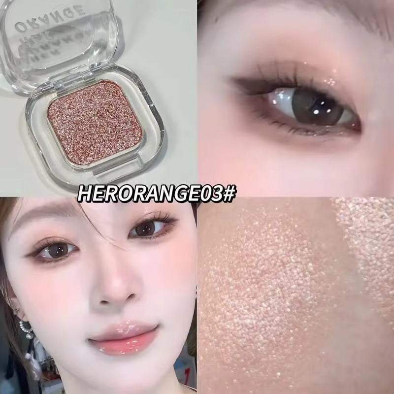 Palette de fards à paupières rouge marron Palette de maquillage multifonctionnelle soyeux mat corail
