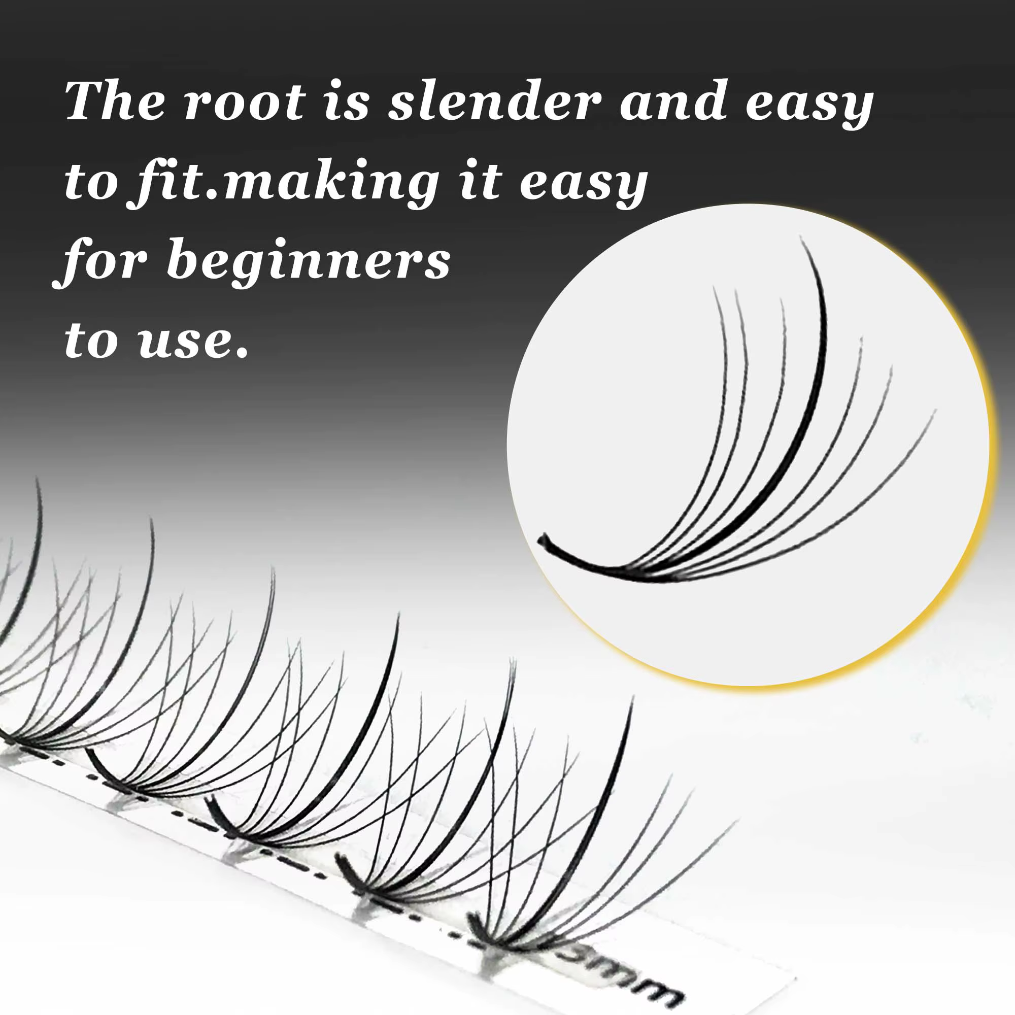 CoMango 7D 300/120fans pointy base premade hybrid fan eyelash extension single&mix8-15 faux vison wi