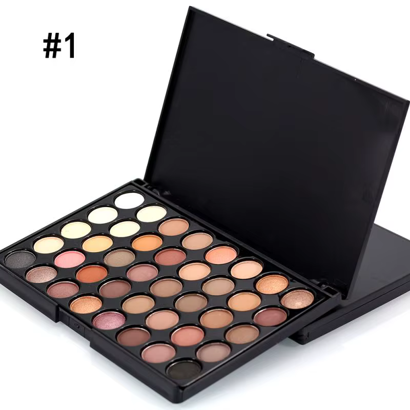 Palette de fards à barrage pailletés, 40/74/78 couleurs, kit de cosmétiques en poudre de Murcia, lon