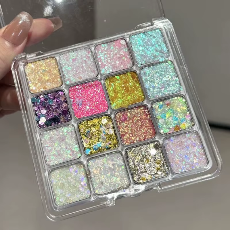 Palette de fards à paupières Magic Sparkle, 16 couleurs, perles mates, cosmétiques coréens, cadeau d