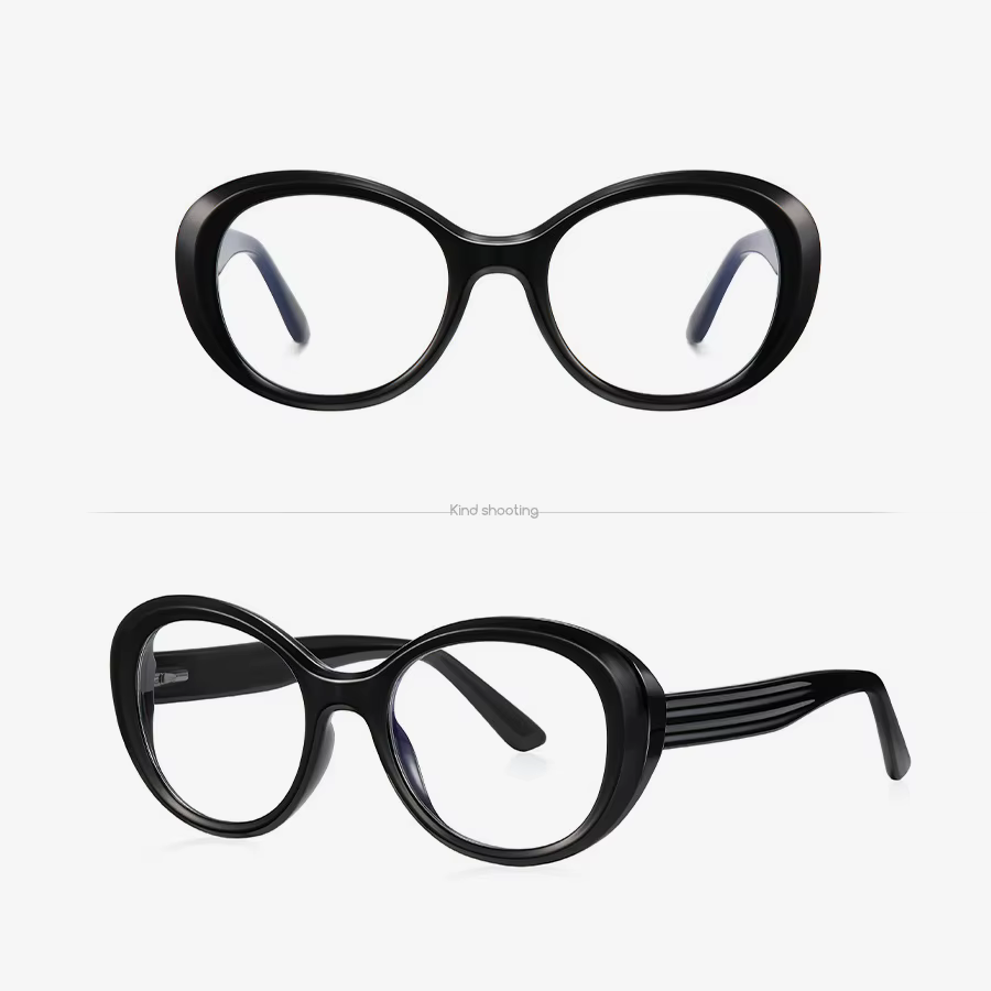 Toketorism Vintage ovale montures de lunettes femmes lumière bleue lunettes à la mode TR90 optique l
