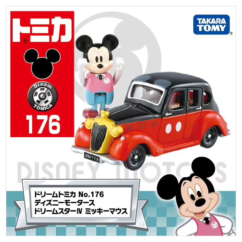 Voiture miniature en alliage moulé sous pression TAKARA TOMY Dream Tomica Disney Dream Star Mickey M