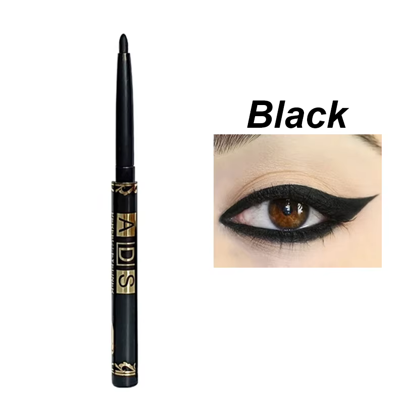 Crayons Eyeliner Noir et Marron 1/5/12 pièces – Longue Tenue, Imperméables, Anti-Bavures, Applicatio