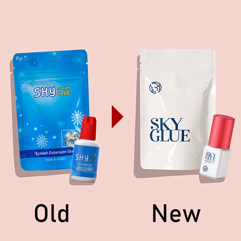 Brins de colle pour faux-cils, 10 bouteilles, fournitures d'extension coréennes, noir, rouge, bleu, 