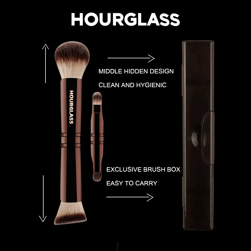 Horglass Pinceaux de maquillage multifonctionnels pour fond de teint, correcteur, poudre libre, fard