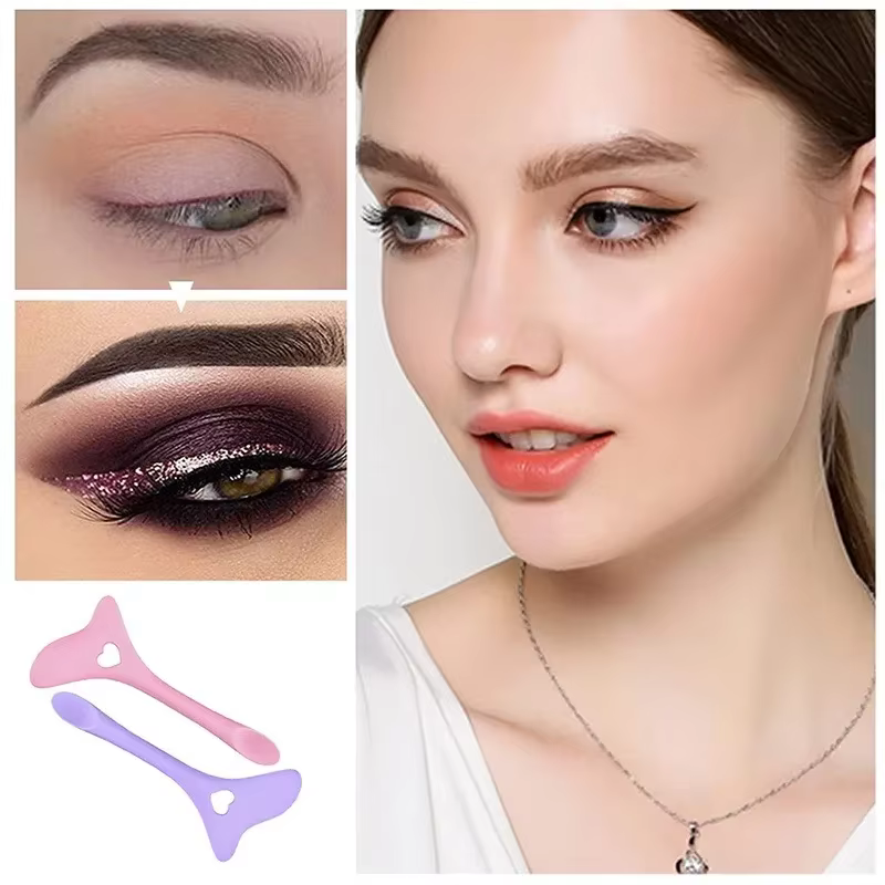 wholesale Stencil d'eye-liner multifonctionnel Conseils d'aile Eyeliner en silicone Aide Dessin Roug