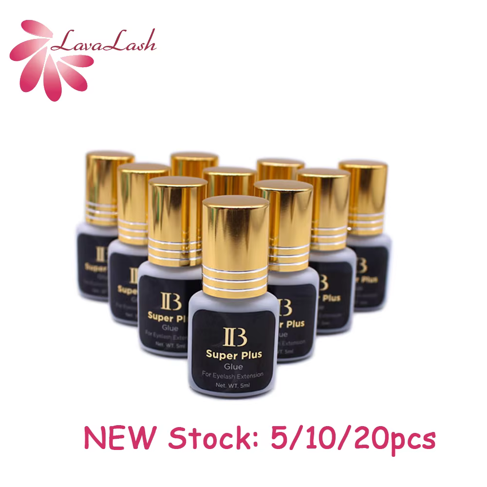 Colle coréenne IB Super Plus pour Extensions de cils, 5ml, 1 à 2 secondes, temps de séchage, adhésif