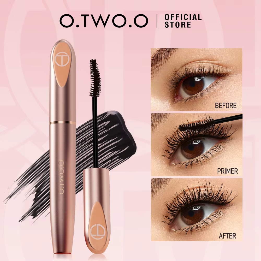 O.TWO.O 5D-Mascara noir pour les yeux, extension de cils, volumisant, longue tenue, Smudge-Verde opt