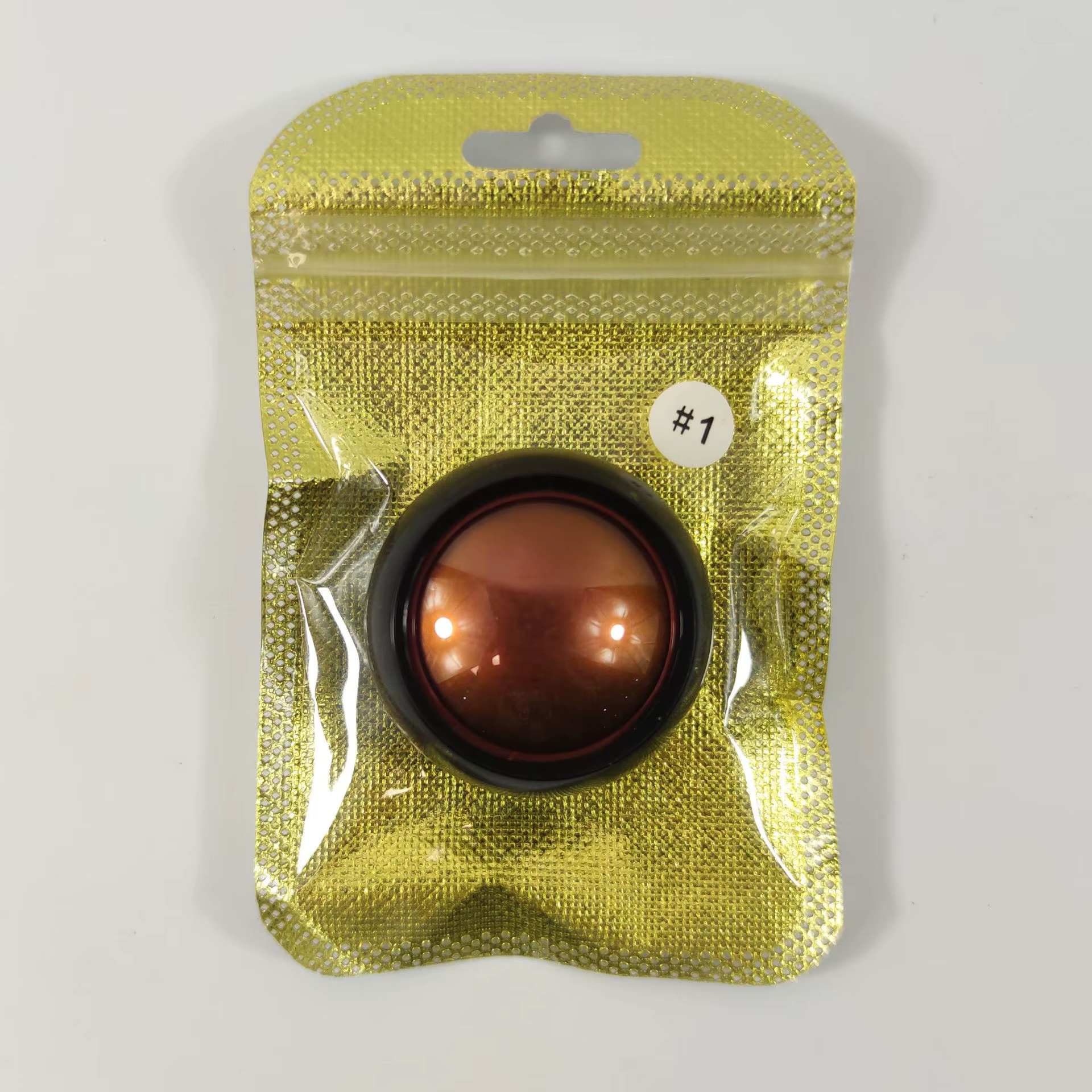 Palette de maquillage caméléon en métal, purée de pommes de terre, ombre à paupières brillante, diam