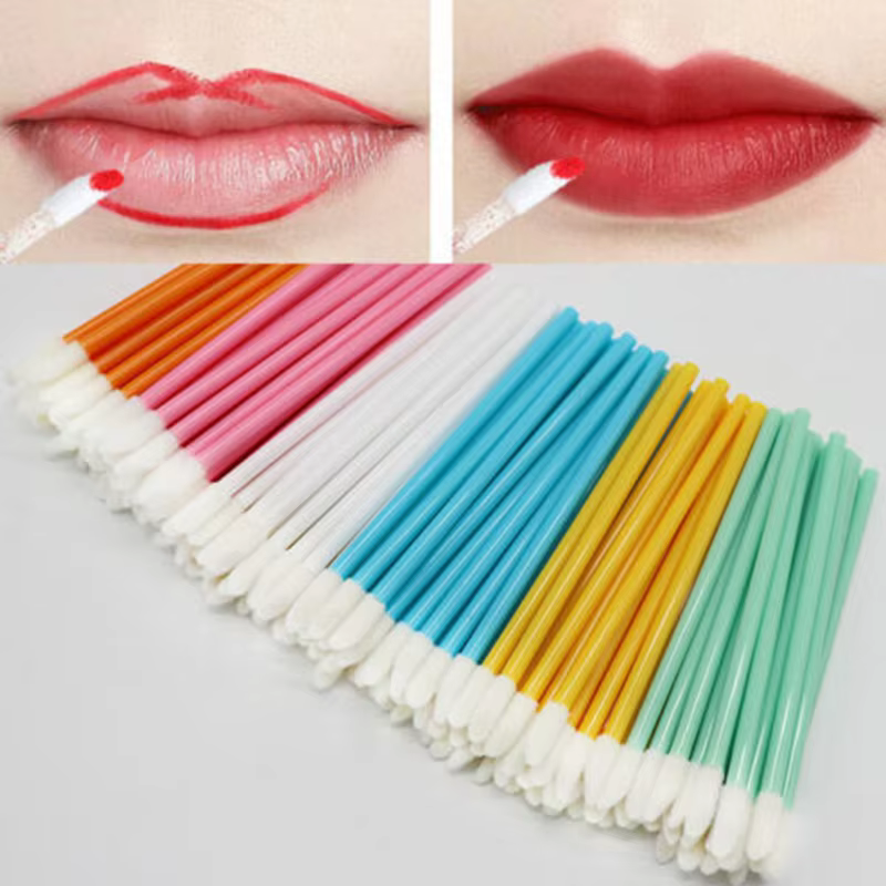 wholesale 50/100 pièces brosse à cils jetable applicateur de Mascara baguette yeux lèvres cosmétique