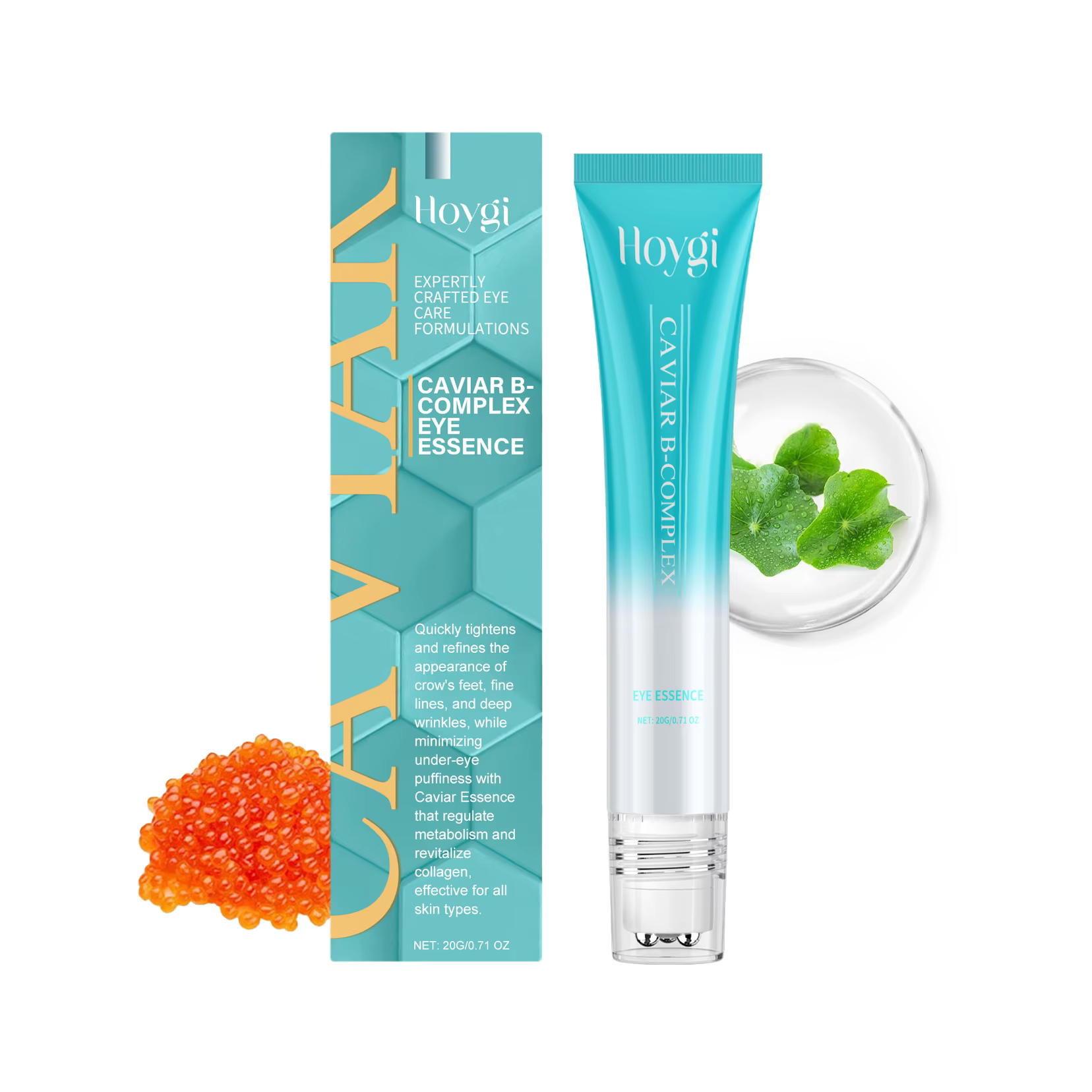 Sérum pour les yeux au Caviar, élimine les grappes foncées, raffermissant, lissant les ridules, Anti