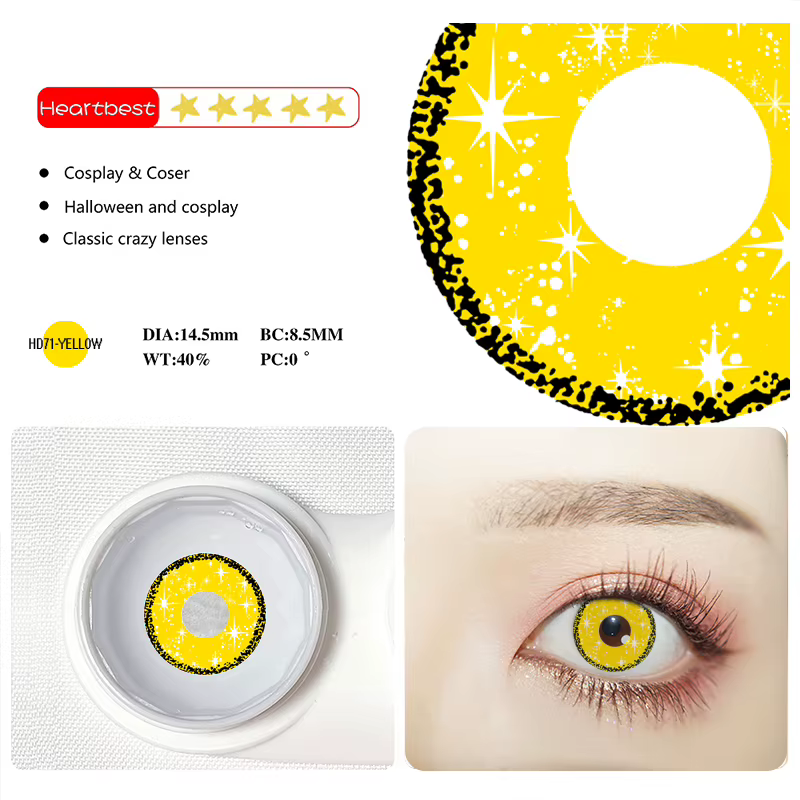 KSSEYE HD45 Cosplay yeux lentilles pour yeux cosplay lentille de contact pour les yeux cosmétique co