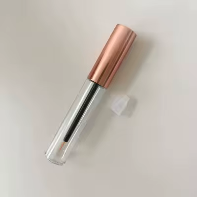Tubes de Mascara vides de 10ml, 10/30/50/100 pièces, or Rose mat/Tube transparent, Eyeliner/Tube liq