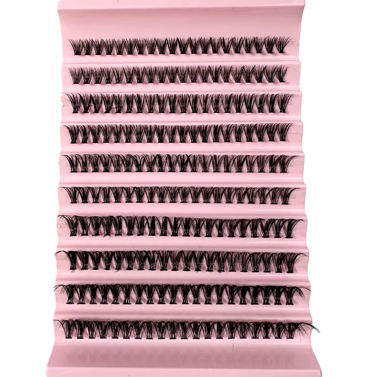 Extension de Faux-Cils en Vison Naturel Mixte Courbés C, Bande Russe 3D, Outil de Maquillage Personn