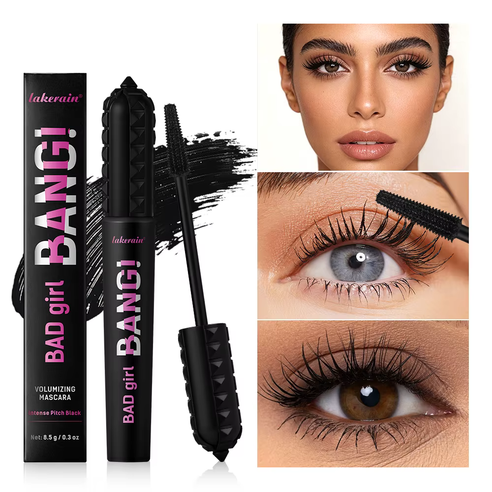 Mascara volumisant, longue tenue, anti-bavures, recourbant, waterproof, non gras