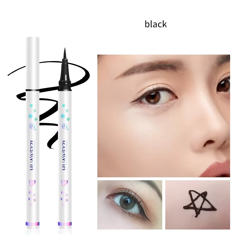 Crayon Eyeliner de couleur mat, imperméable, longue durée, stylo liquide, séchage rapide, sans flora