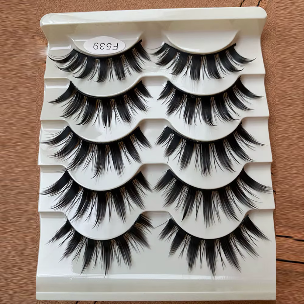 Petits faux cils SAFCosplay, 5 paires, extension de maquillage, faux cils 3D 10/2019 anse Lolita, 03