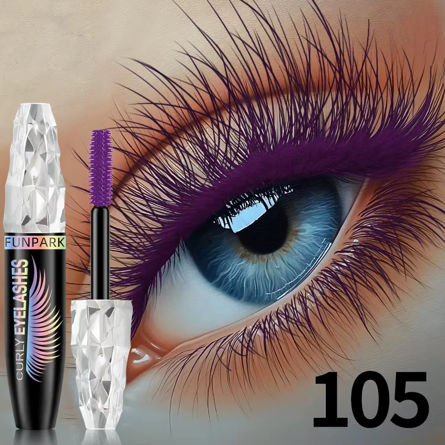 Mascara 5D 9 couleurs avec grands yeux, forte, imperméable, épais, allongement, bouclage, Fiber liqu