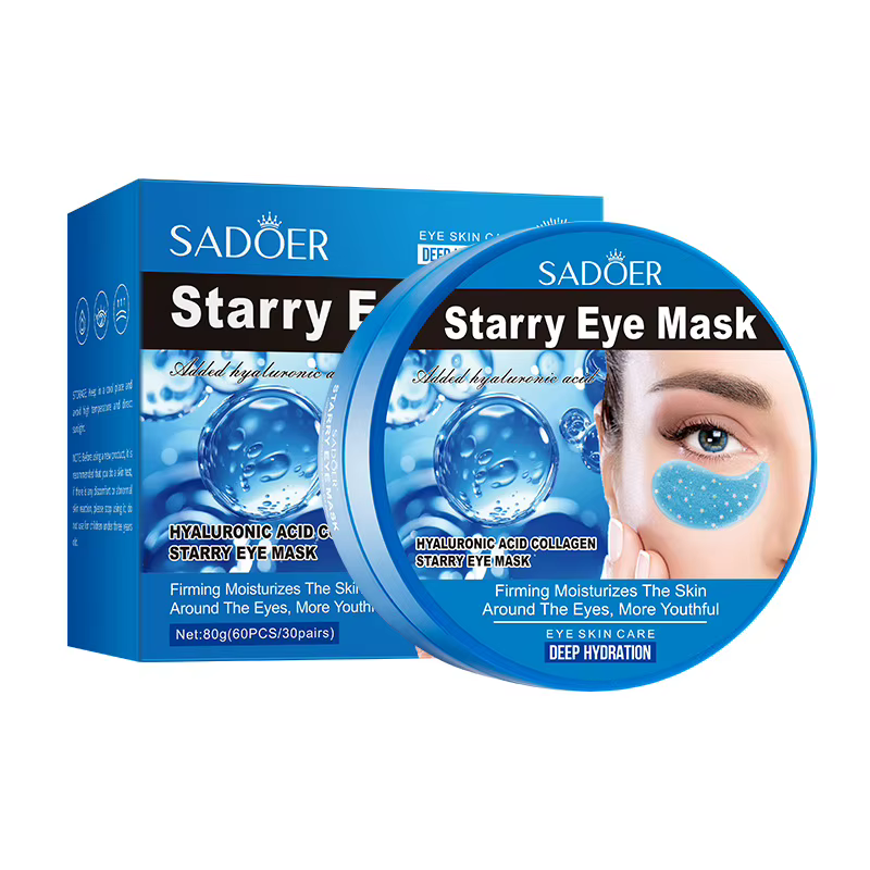 Masque pour les yeux Collagen Starry Sky, contenant du collagène, de l'hyaluronate de sodium et d'au