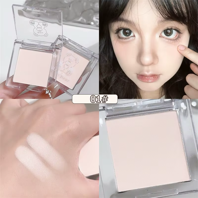 Palette de maquillage de fard à paupières couleur Jade blanc, mat, haute brillance, doux, éclairciss