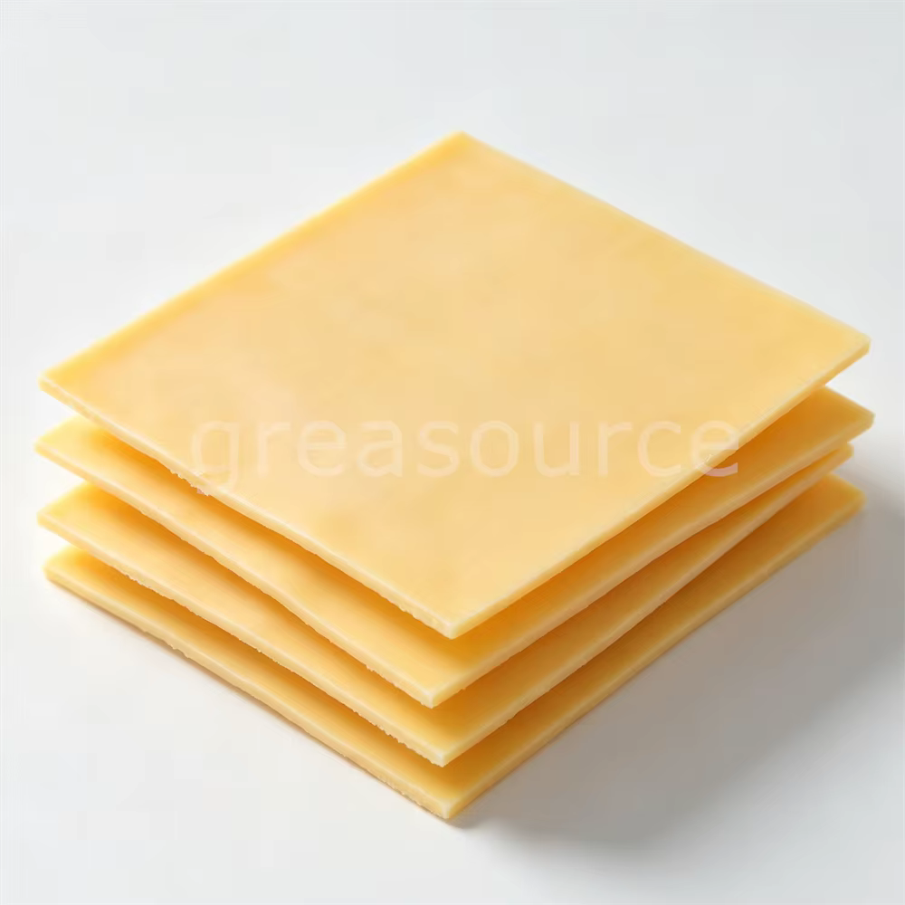 Tranche de fromage cheddar carrée artificielle en PVC, accessoire DIY pour burgers et sandwichs, mod