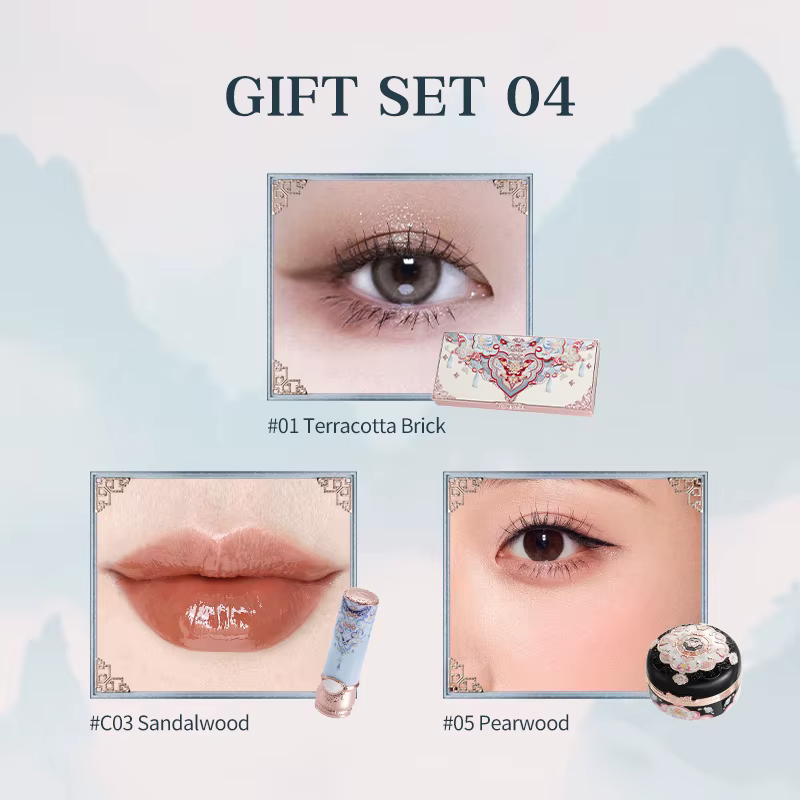 Ensemble de maquillage Flower Knows Butterfly Cloud Collar Collection Coffret cadeau de maquillage c