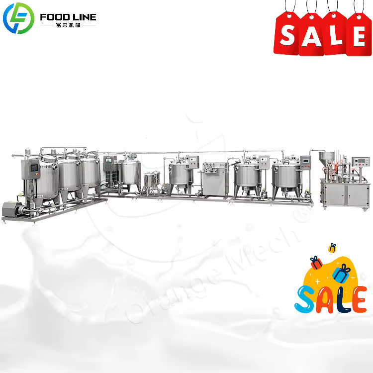 MON yaourt faisant 100 litres équipement de processus de pasteurisateur de lait Mini ligne de yaourt