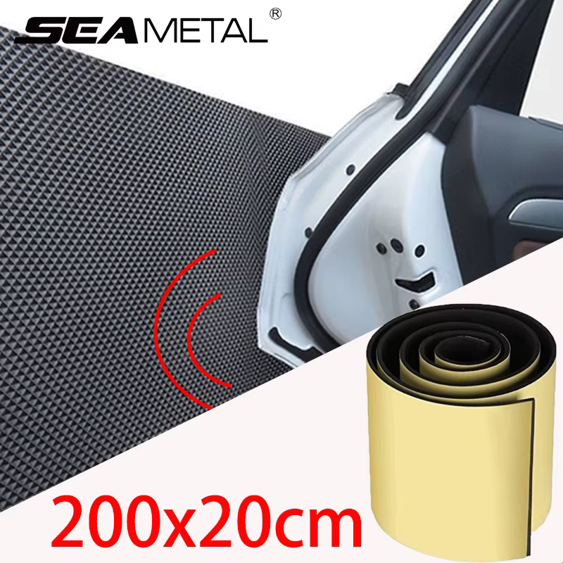 SEAMETAL 200X20cm protecteur de porte de voiture Garage en caoutchouc style de voiture garde murale