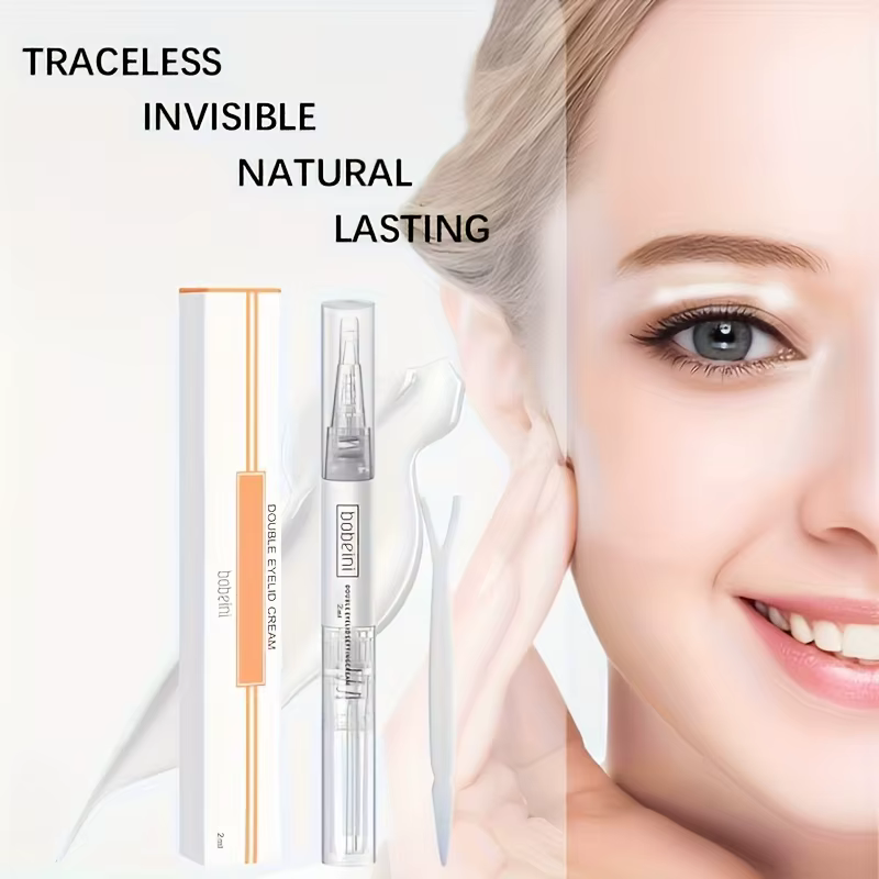 Crème coiffante invisible pour paupières doubles, imperméable, longue durée, séchage rapide, crème n
