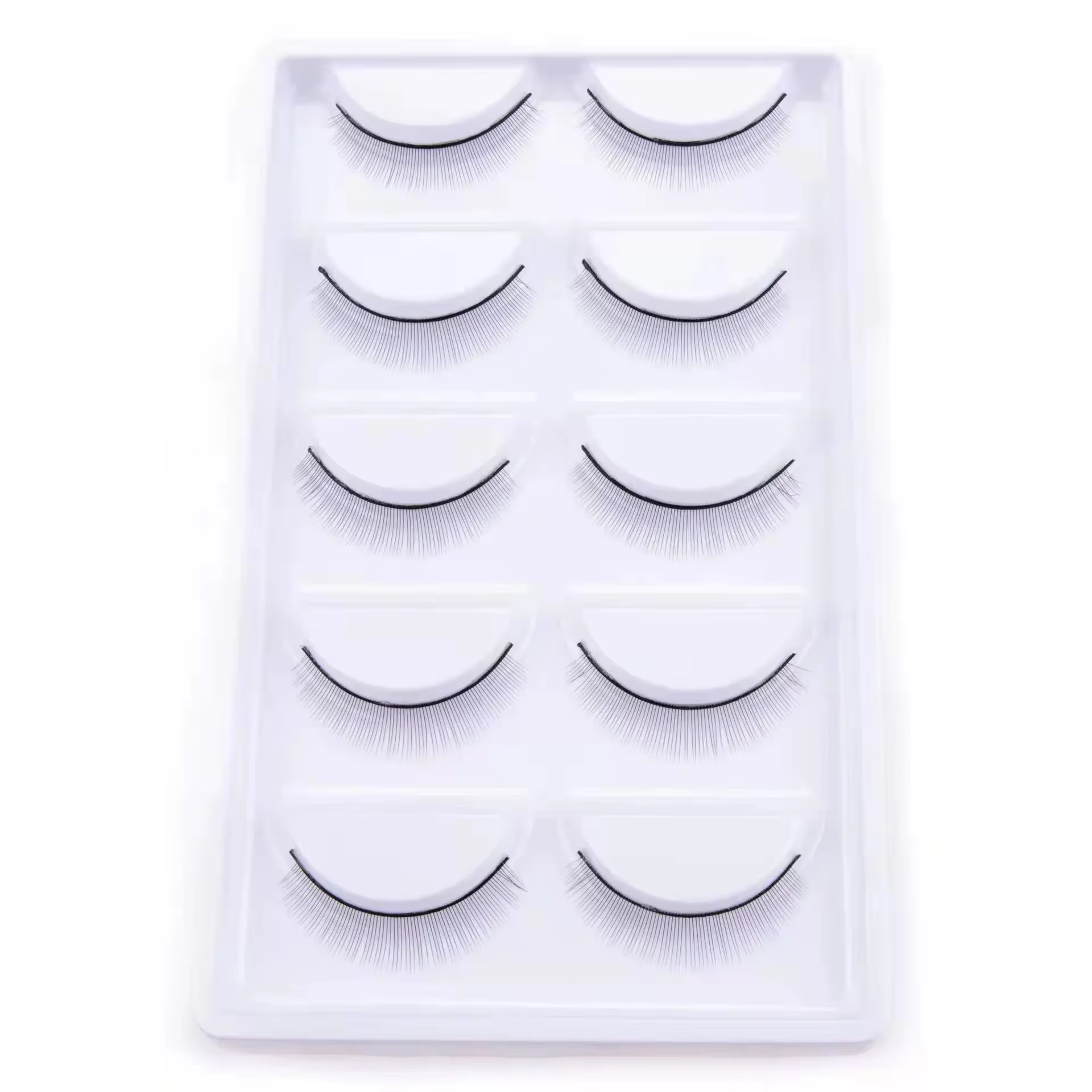Cils noirs cils yeux de chat bande croisée faux cils naturel Long Cosplay maquillage 5 paires Extens