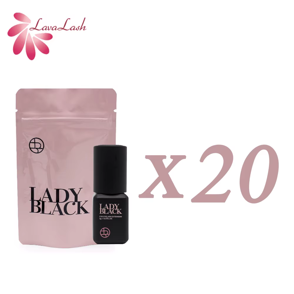 Corée 5ml dame colle noire séchage rapide forte Extension de cils colle rétention 4-5 semaines adhés