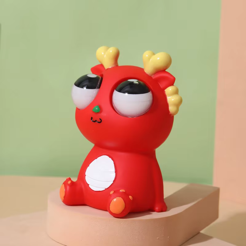 Jouets créatifs pour enfants, Dragon au lait joyeux, œil explosant, pour soulager le Stress, joie, p