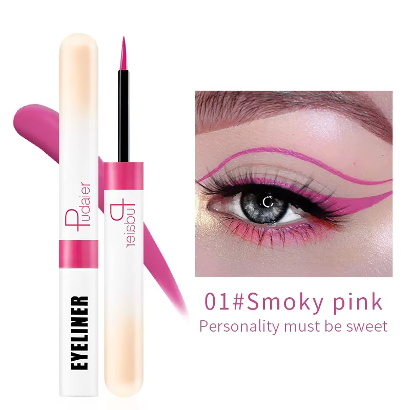 Crayon Eyeliner liquide coloré mat de marque de haute qualité, maquillage imperméable, durable, liss