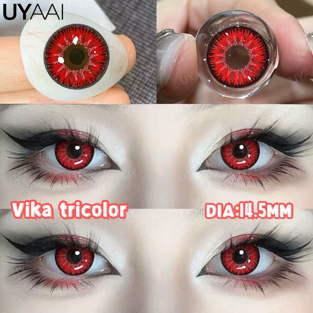 UYAAI 1 paire de lentilles de contact yeux violets série Anime Kitagawa Marin série lentilles souple
