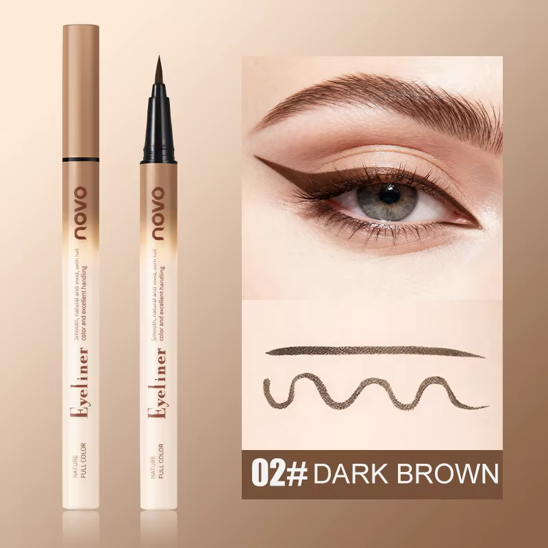 Eyeliner liquide imperméable, séchage rapide, résistant à la sueur, anti-taches et longue durée, dou
