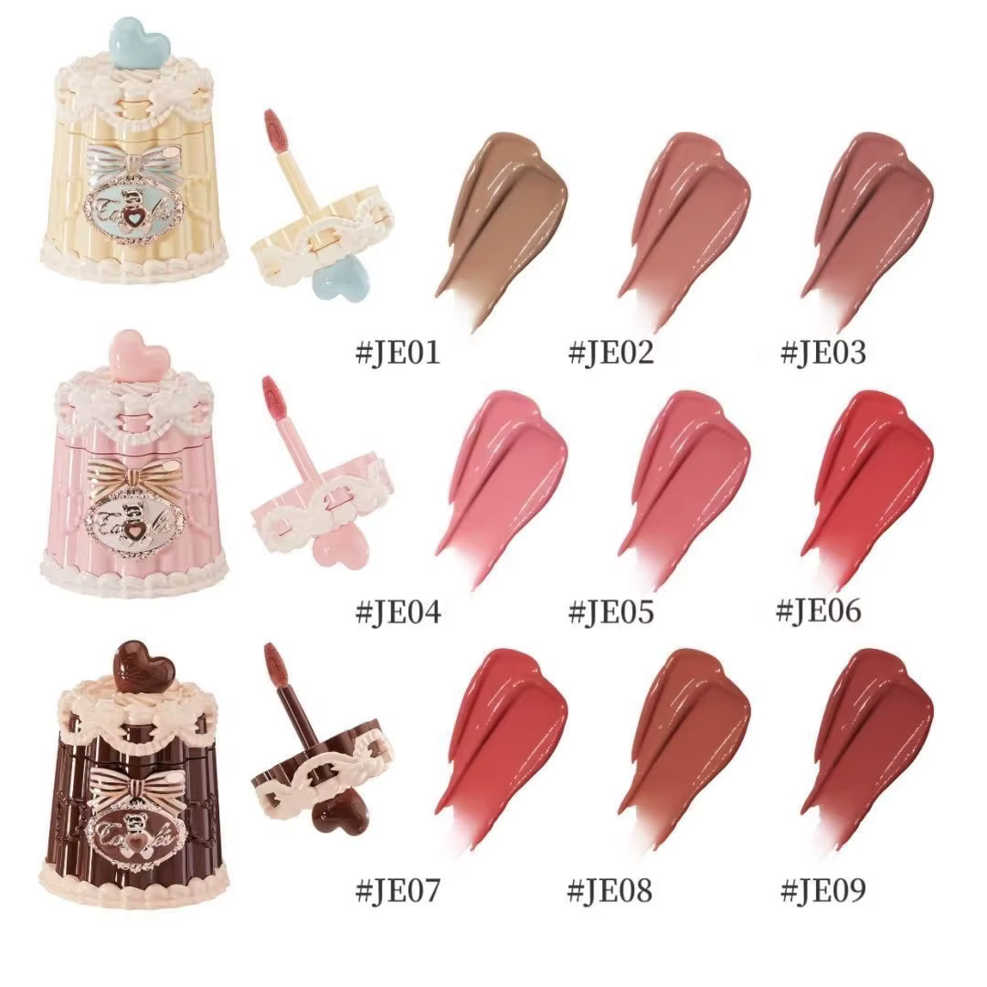 Ensemble de maquillage Flower Know Sweetie Bear, kit de fard à joues mat et brillant, rouge à lèvres