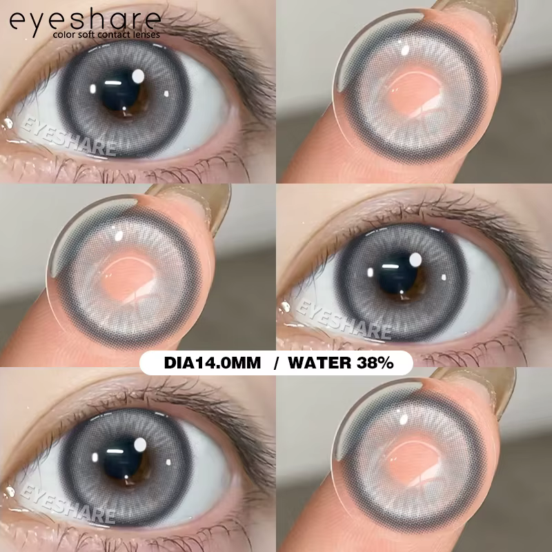 AMARA 1 paire Cosplay lentilles de Contact rouges pour les yeux Cosplay lentilles roses maquillage C