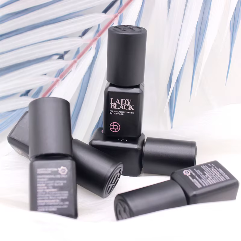 Colle noire originale pour Extension de cils, 10 bouteilles, avec sac Original, faible Irritation, 5