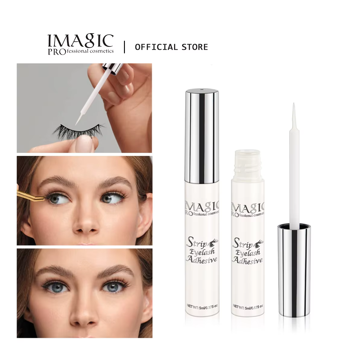 IMAGIC – colle pour extensions de faux-cils, 5ml, imperméable, séchage rapide, longue durée, forte, 